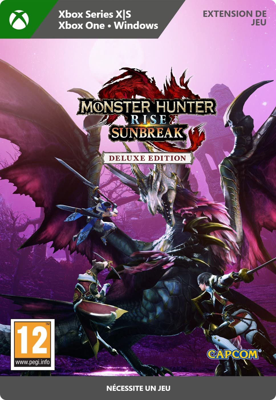 Monster Hunter Rise: Sunbreak Deluxe | Xbox & Win 10 PC - Code jeu à télécharger