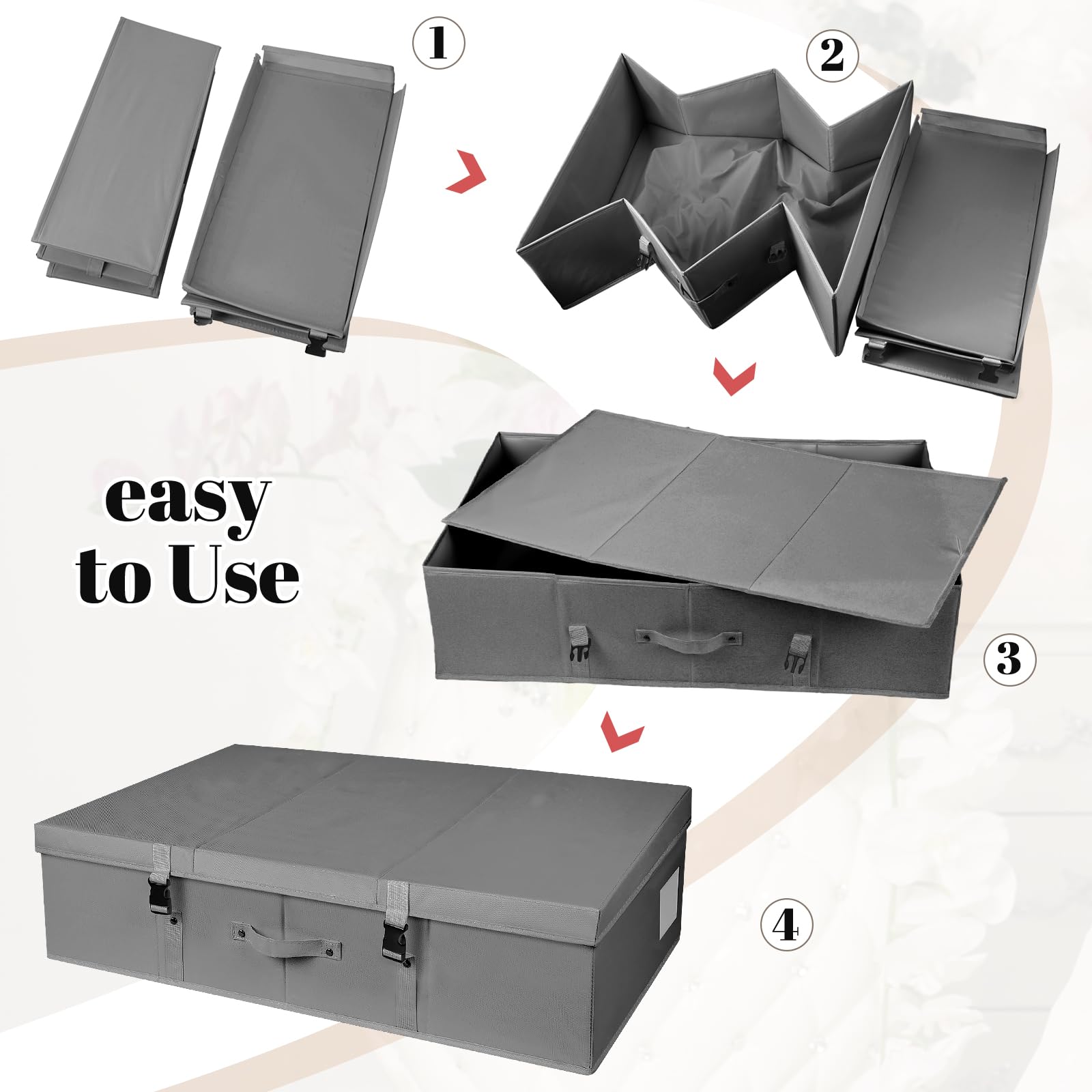 Berlune Aufbewahrungsbox für Hochzeitskleider, Aufbewahrungsbox, mit 100 Blatt säurefreiem Seidenpapier und 1 Paar Mikrofaser-Handschuhen zur Aufbewahrung von Hochzeitskleidern, 78,9 x 50,8 x 20,3 cm