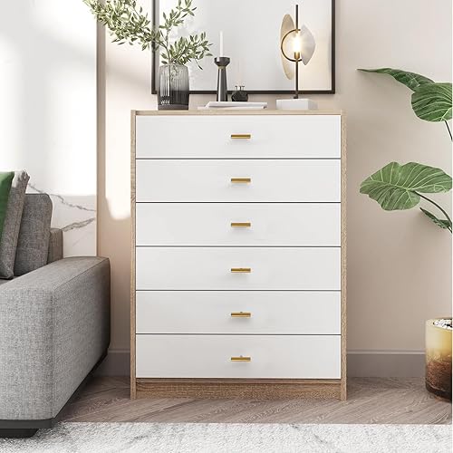 Romeda 18 Piece Drawer Hardware - Black 30mm Cabinet Knobs & Pulls for Dressers & Kitchens with Screw(T-type Gold)