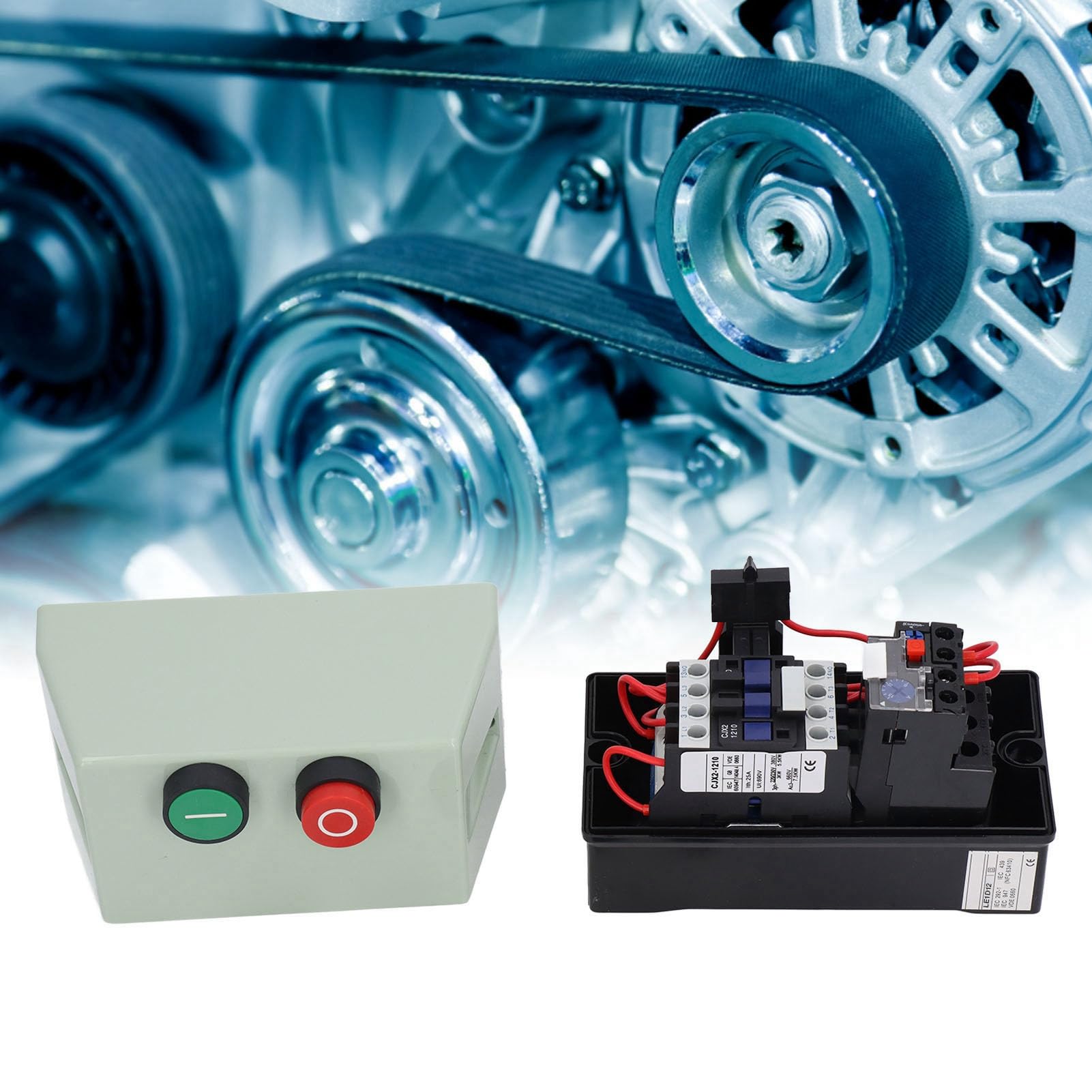 Interruttore magnetico LE1D12M7 avviatore motore elettrico 380 V 400 V 9-13 A, interruttore magnetico impermeabile per controllo motore