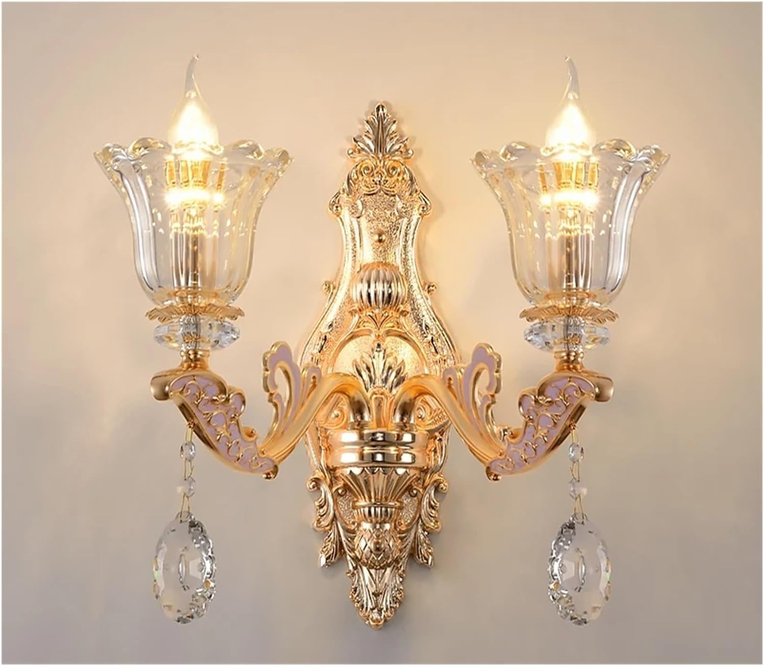Lustre en cristal suspendu pour remplacer un plafonnier terne