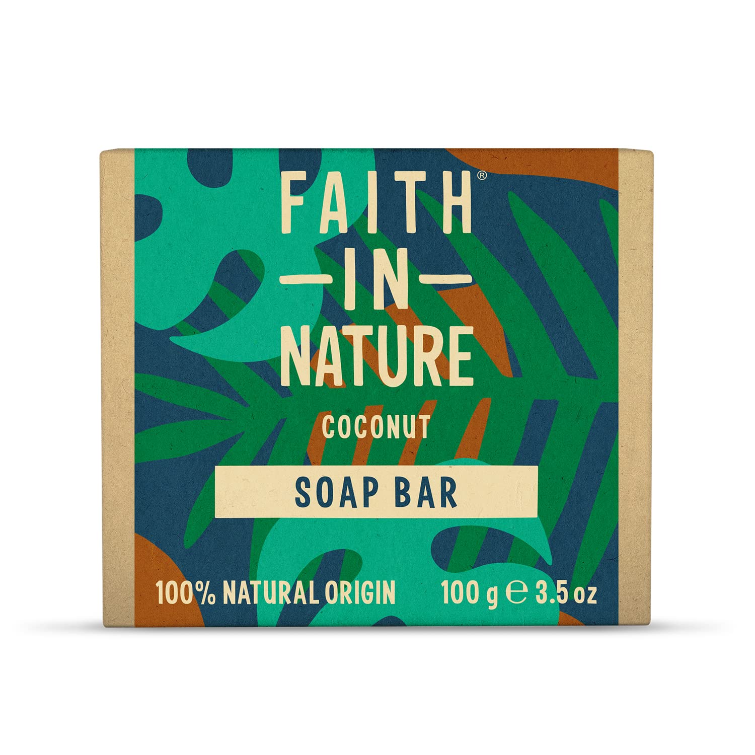 Faith In Nature Natural Coconut Hand Soap Bar, Hydrating, Vegan & Cruelty Free, No SLS or Parabens, 100gFaith In Nature Natural Coconut Hand Soap Bar, H…