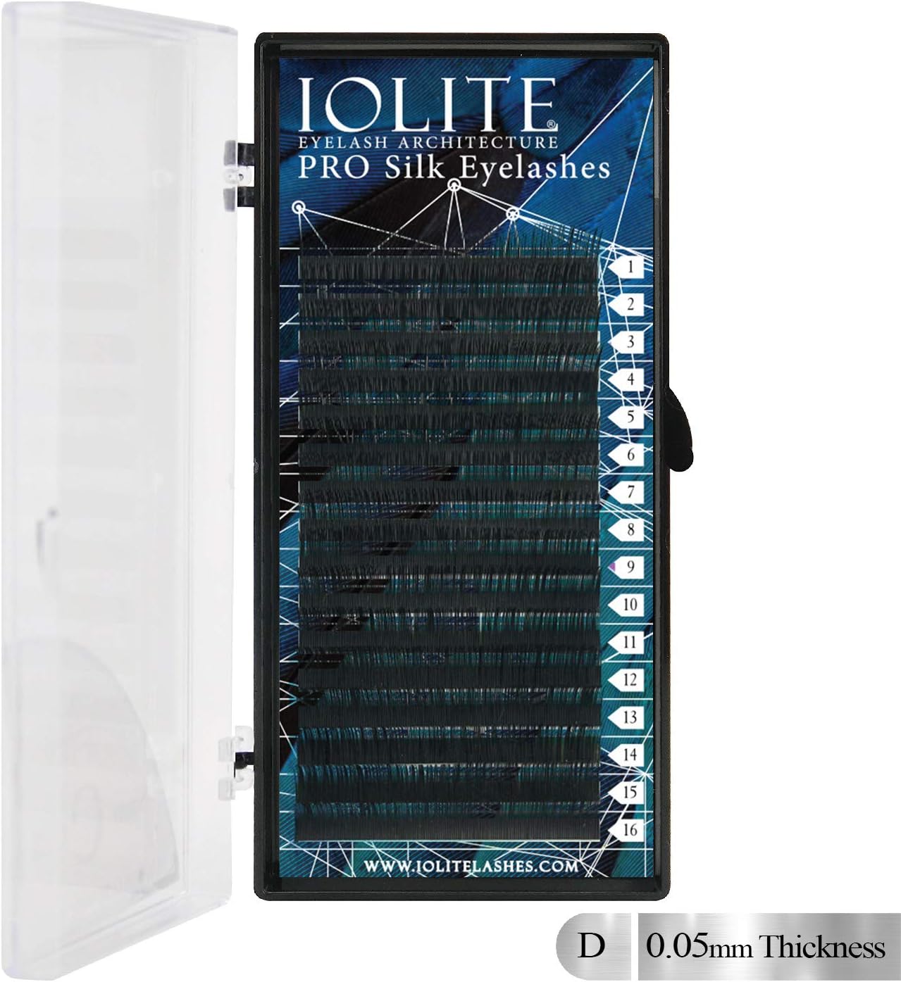 PRO SILK Individual Eyelashes (D Curl) Thickness 0.05mm, Lash Length 11mm