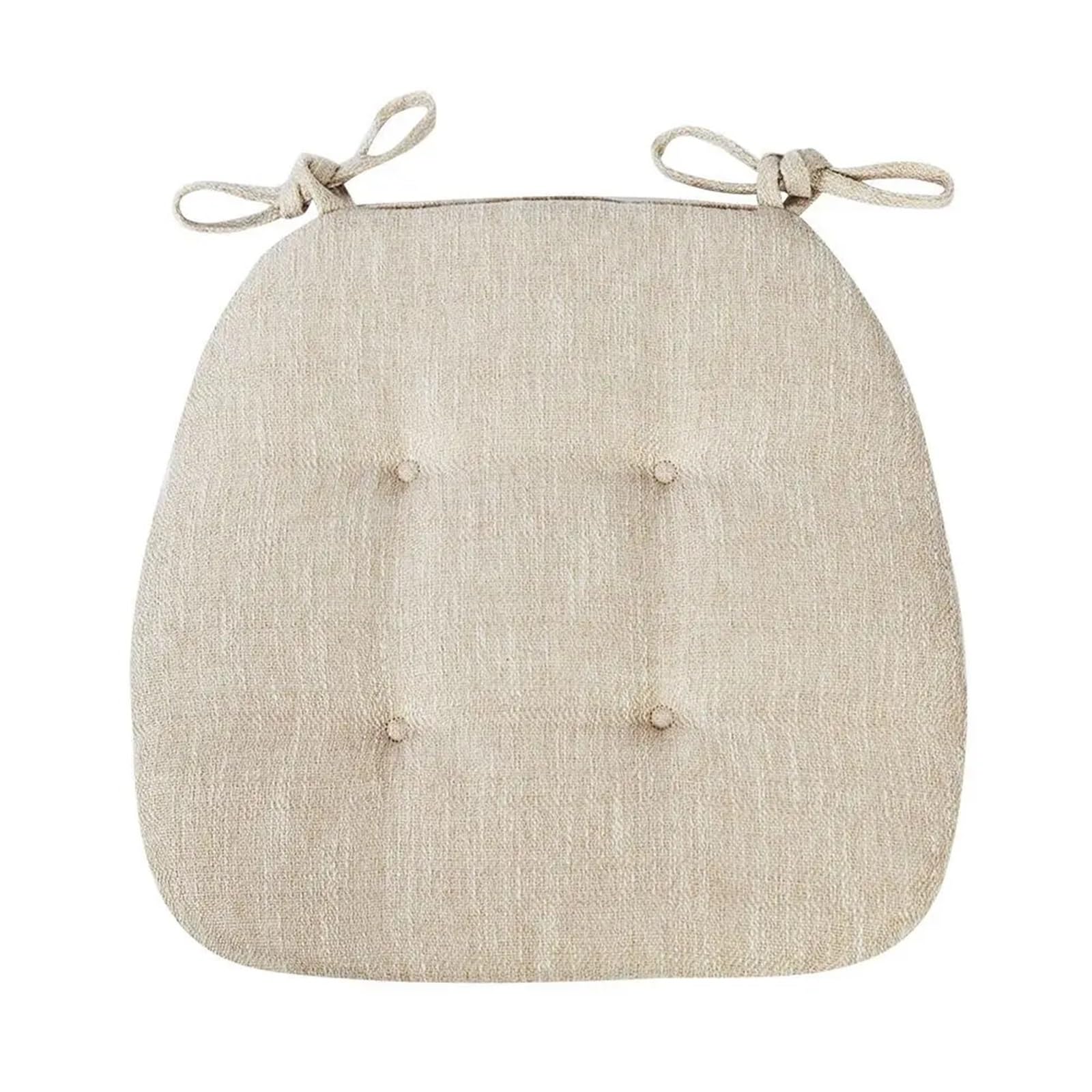 MTKSFDC Garden Seat Cushions Fashion Anti-slip Linen Chair Cushion Household Sponge MultiColor Dining Room Cushions For Pallets Outdoor Garden(Beige)