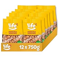 LIFE Mandorle Sgusciate - Frutta Secca, Snack in Pratico Sacchetto