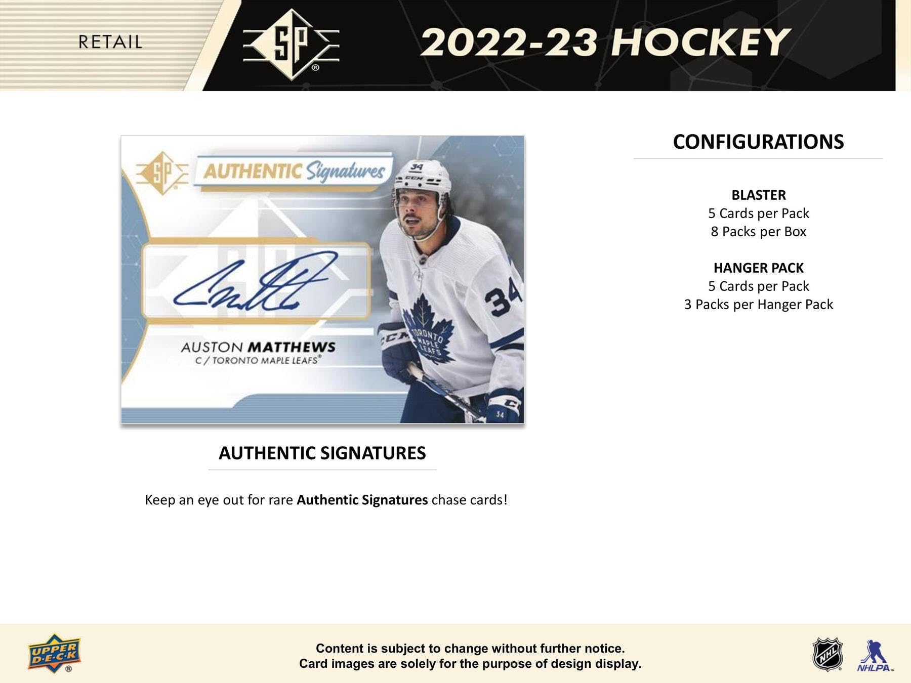 Amazon.com: Upper Deck 2022-23 SP Hockey Card Blaster Box (8
