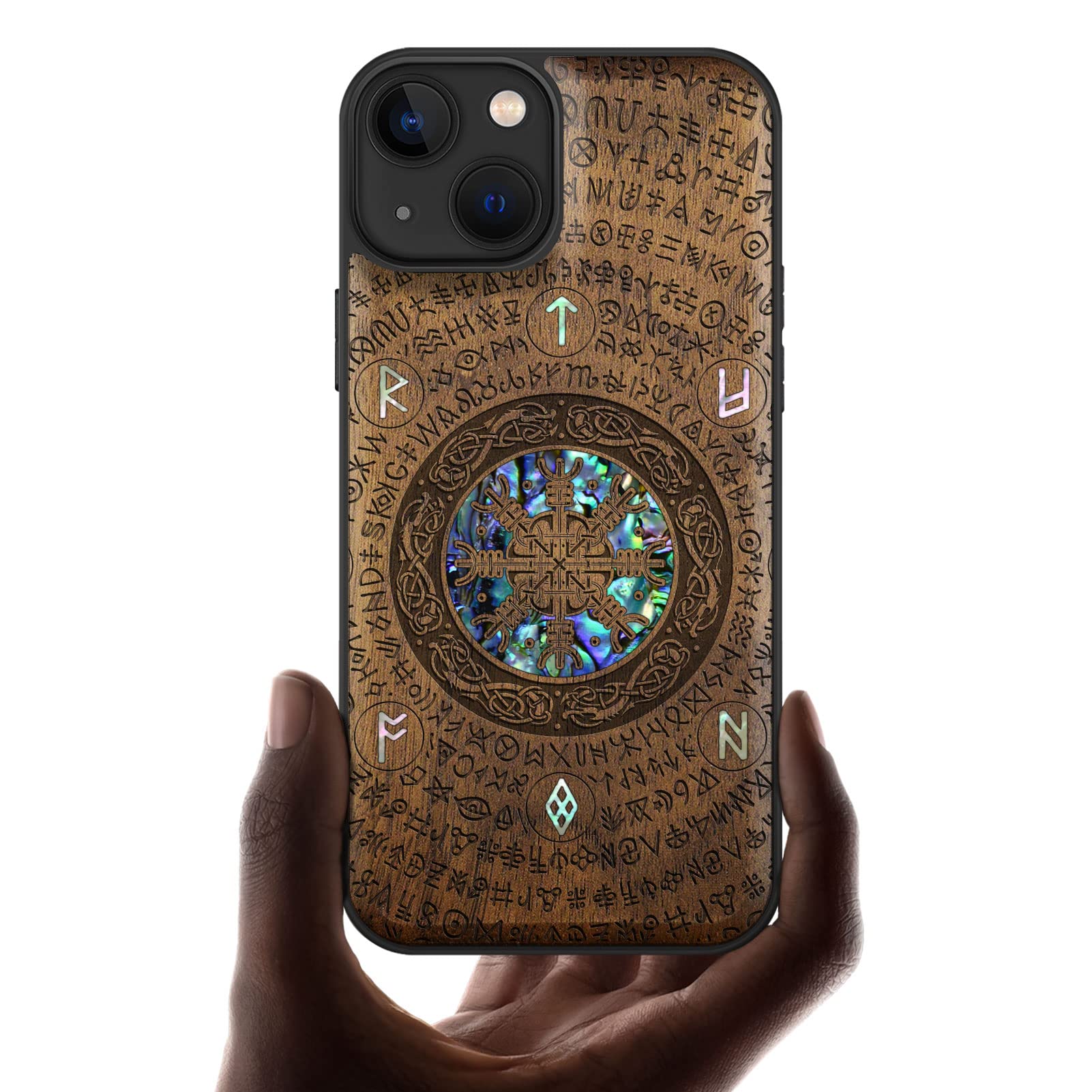 Amazon.com: Carveit Viking-Walnut Wood Phone Case Protective for iPhone 13 Case | Designer, Wooden, Magnetic Cover, Wood Engraving, Shell Inlay, Compatible with MagSafe, 6.1 Inch : Cell Phones & Accessories Amazon.com: Carveit Viking-Walnut Wood Phone Case Protective for iPhone 13 Case | Designer, Wooden, Magnetic Cover, Wood Engraving, Shell Inlay, Compatible with MagSafe, 6.1 Inch : Cell Phones & Accessories