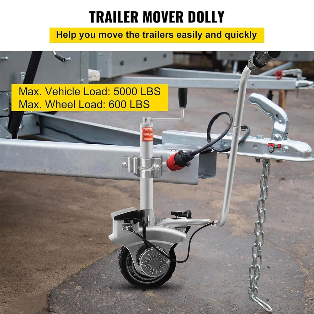 350W 12V wózek z przyczepą, 7 m/min Heavy Duty Marine obrotowy podnośnik do przyczepy Power Mover do łodzi, mobilnego domu i minivana
