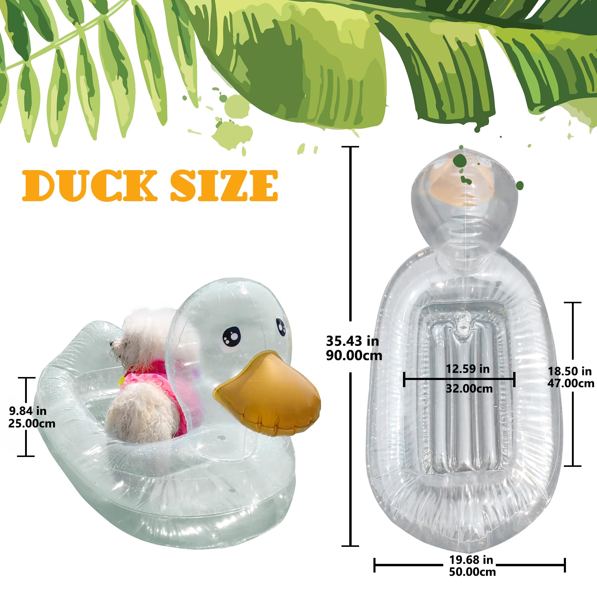 Hund Pool Float, Lustige 6-in-1 Aufblasbare Hundeschwimmer für Pool, Haustier Floatie Floatie Floatie Float für Kleine Hunde, Welpen und Hunde