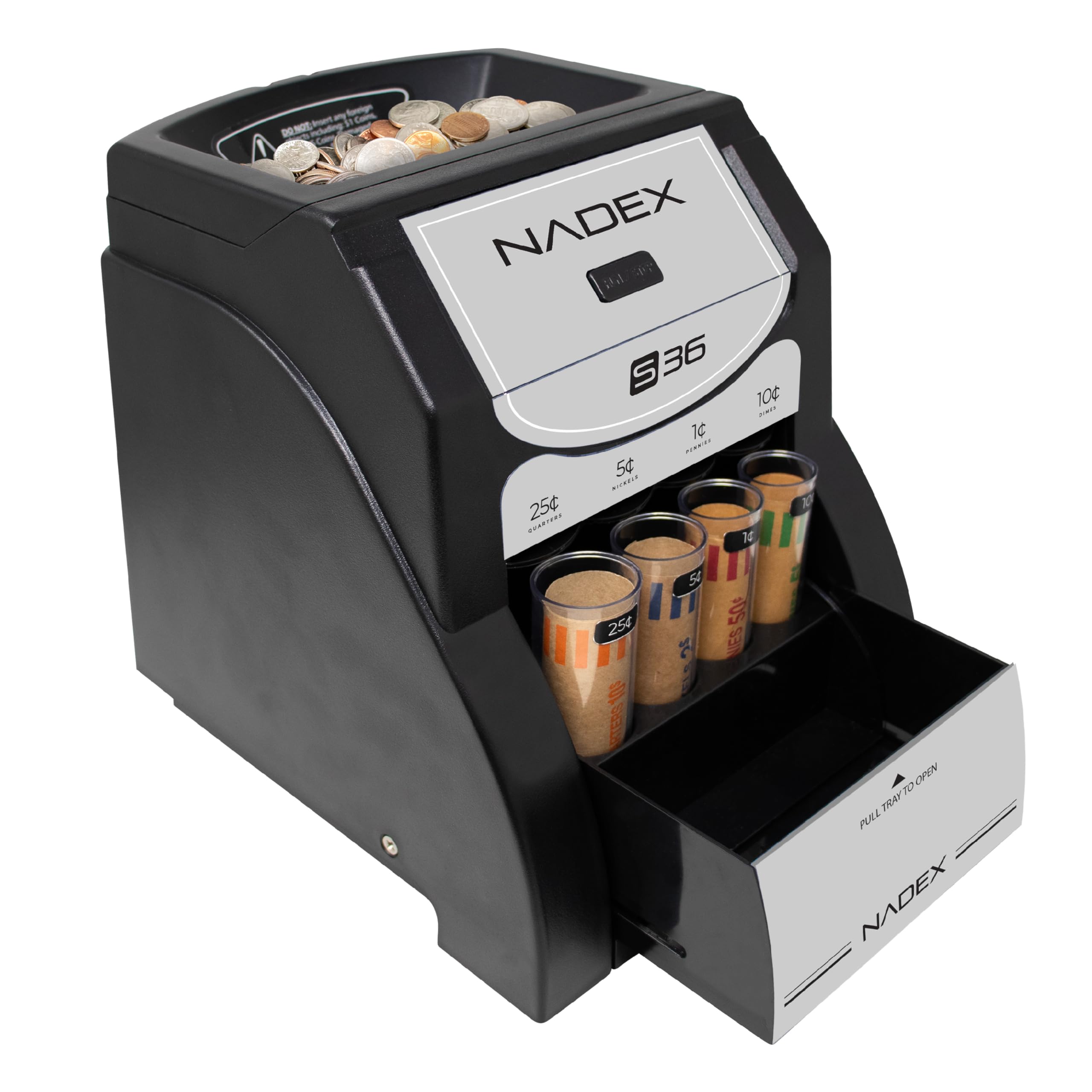 Nadex Clasificador de monedas 36SE