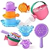 Fajiabao Baby Bath Toys for Kids Ages 1-3 Toddler Bath Toys Mold Free for 2-4 Bathtub Sand Beach Pool Water Toys for 1+ Year Old Girl Gifts 5 PCS (Color Random)