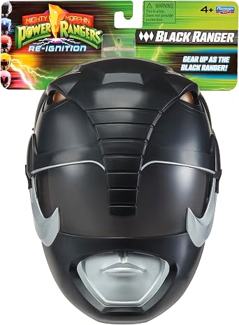 Power Rangers Mighty Morphin Black Ranger Role Play Mask