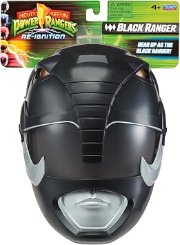 Power Rangers Mighty Morphin Black Ranger Role Play Mask