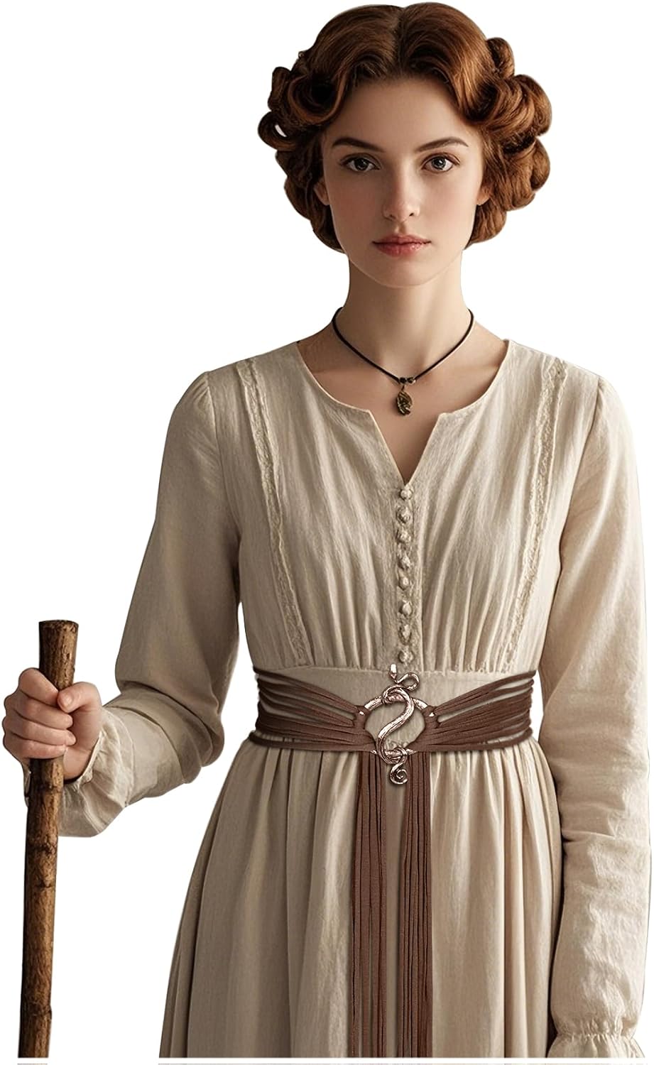 L'VOW Viking Troll Cross Belt Medieval Renaissance Rope Belt Norse Witch Accessory for Women - Image 9