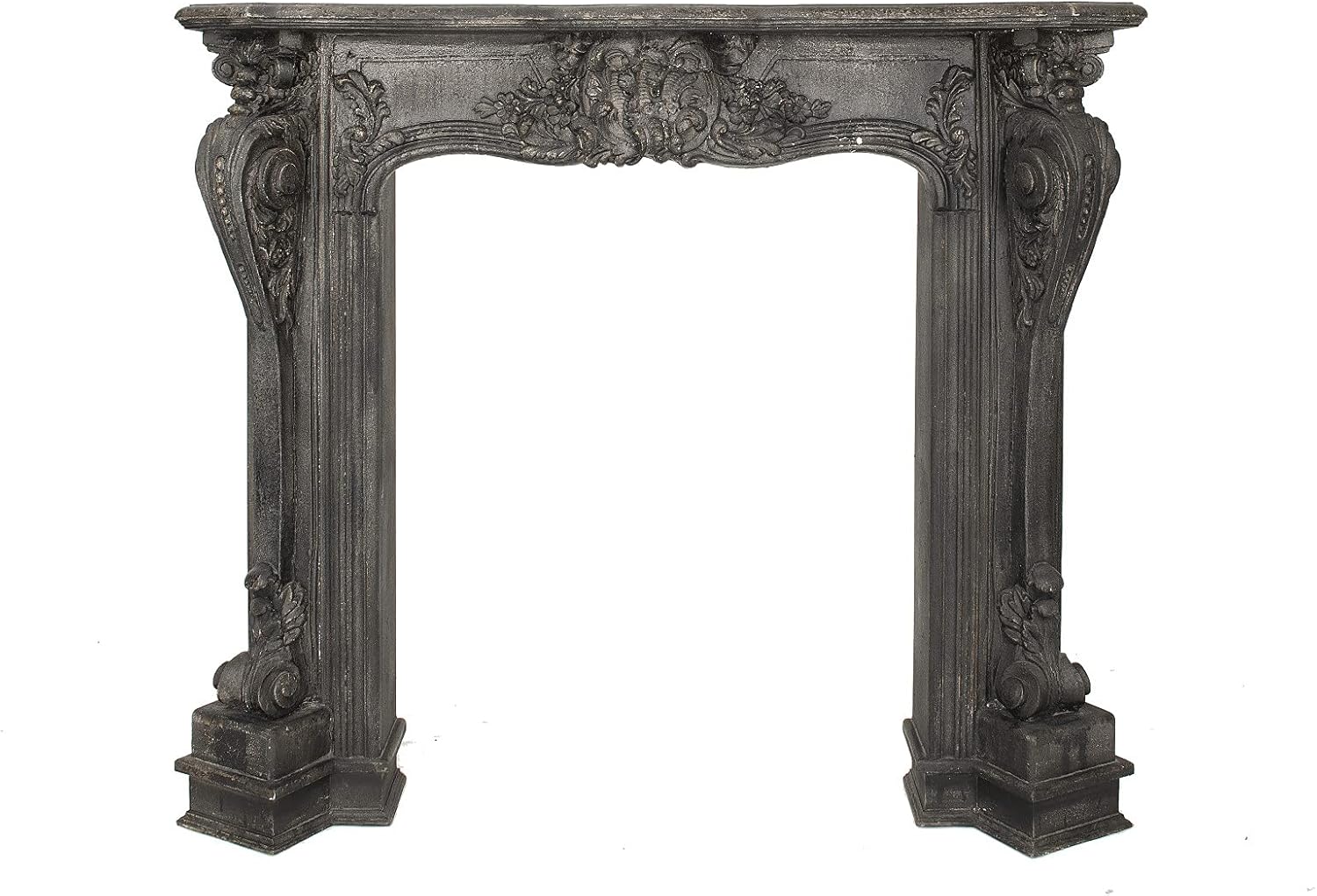 Creative CoOp Decorative Wood Fireplace Mantel Home