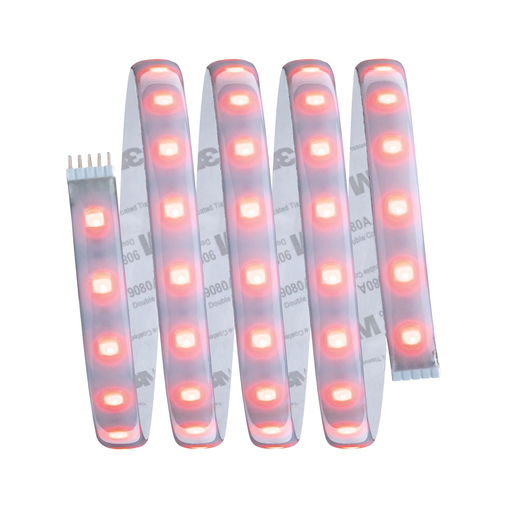 Paulmann 70627 Juego básico MaxLED RGBW strip LED con recubrimiento 15 m tira de luz 18 W con función de cambio de color mando a distancia incluido