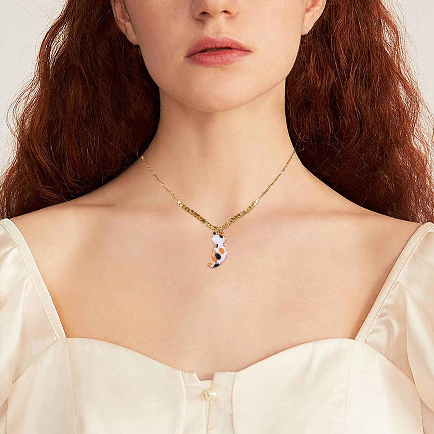 40pcs Cat & Kitten Charms - Alloy Enamel Pendants for Jewelry Making DIY Craft Supplies - Image 5