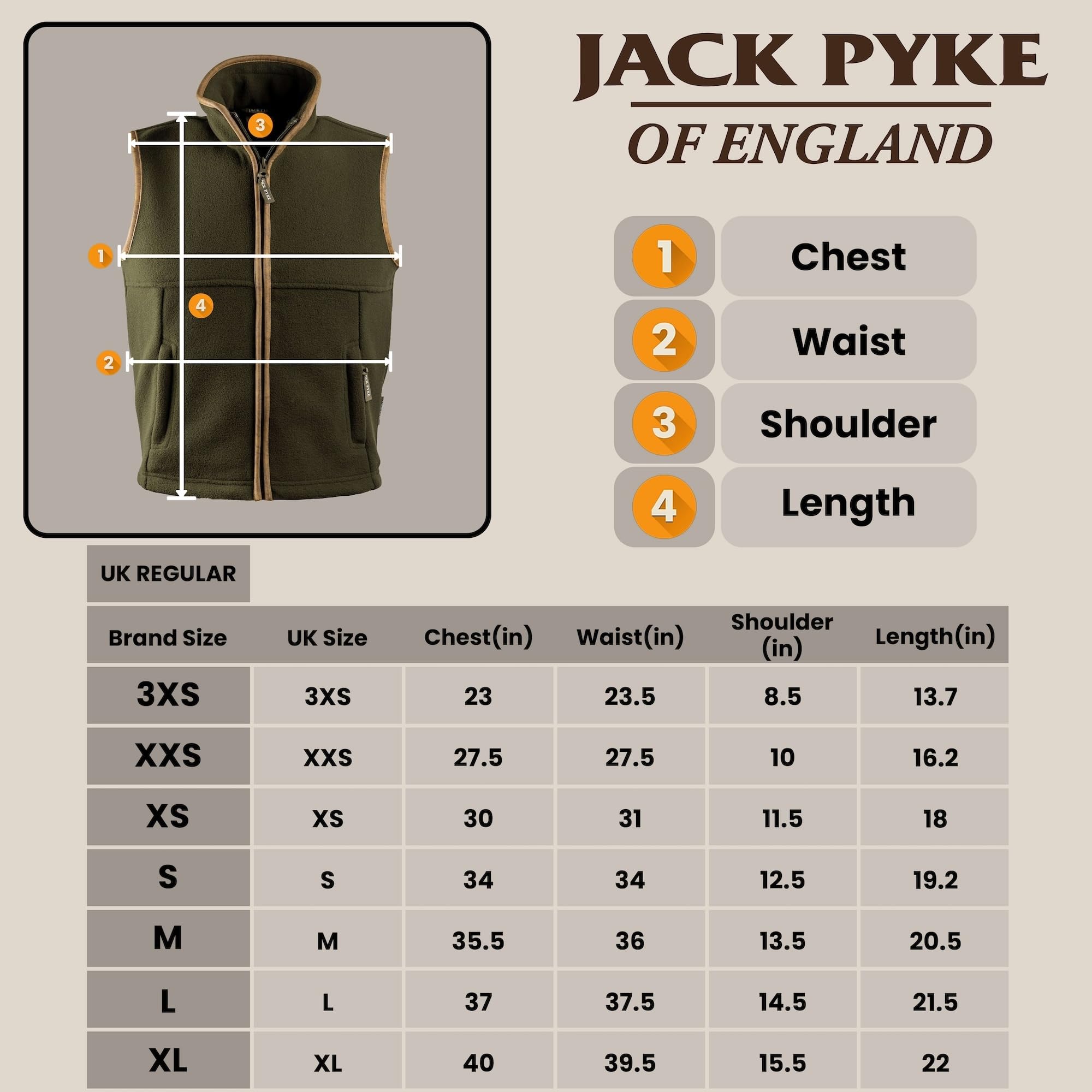 Jack Pyke Countryman Junior - Chaleco Polar para niños