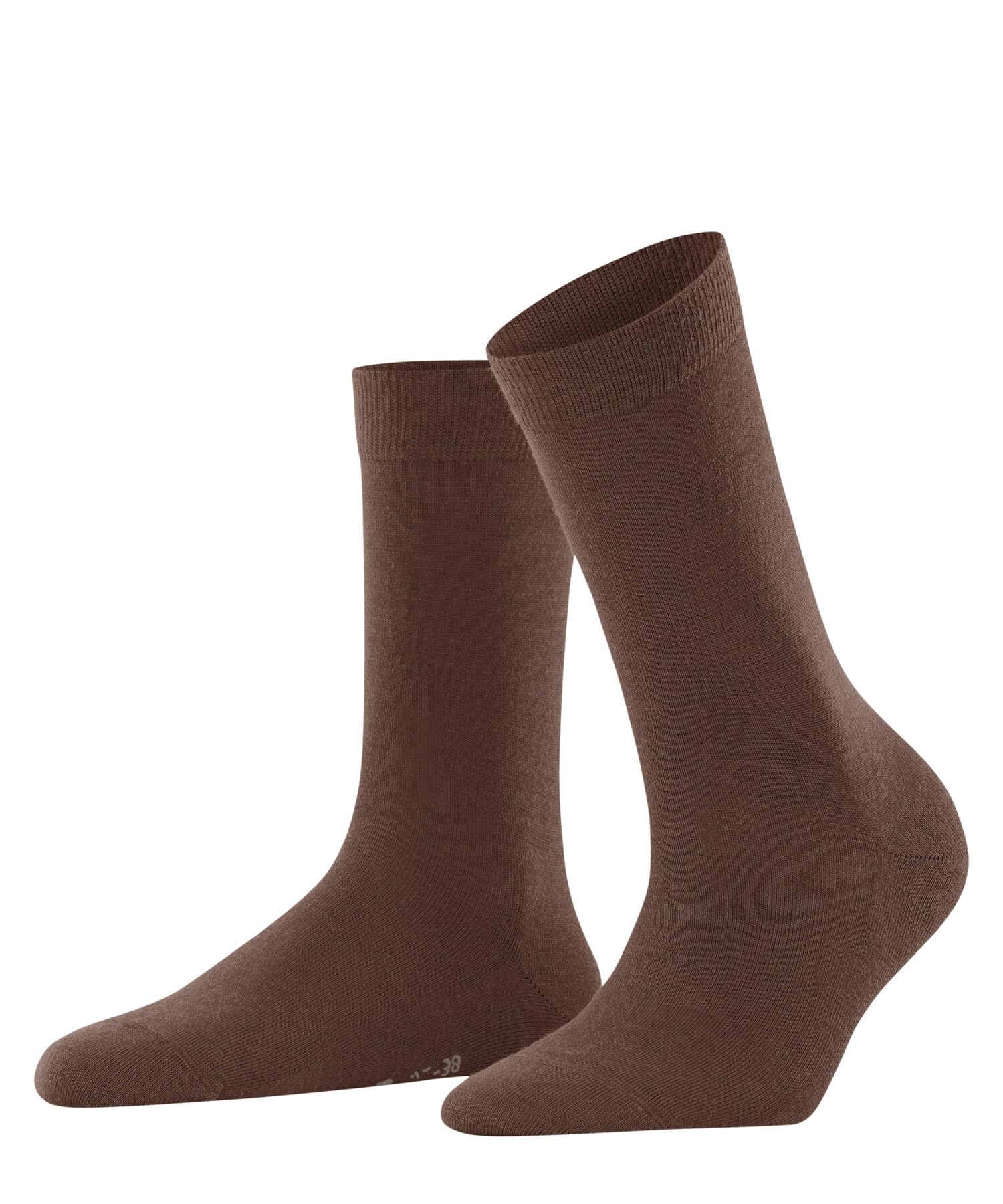 FALKE Damen Socken Softmerino W SO Wolle einfarbig 1 Paar, Braun (Brandy 5167), 35-36