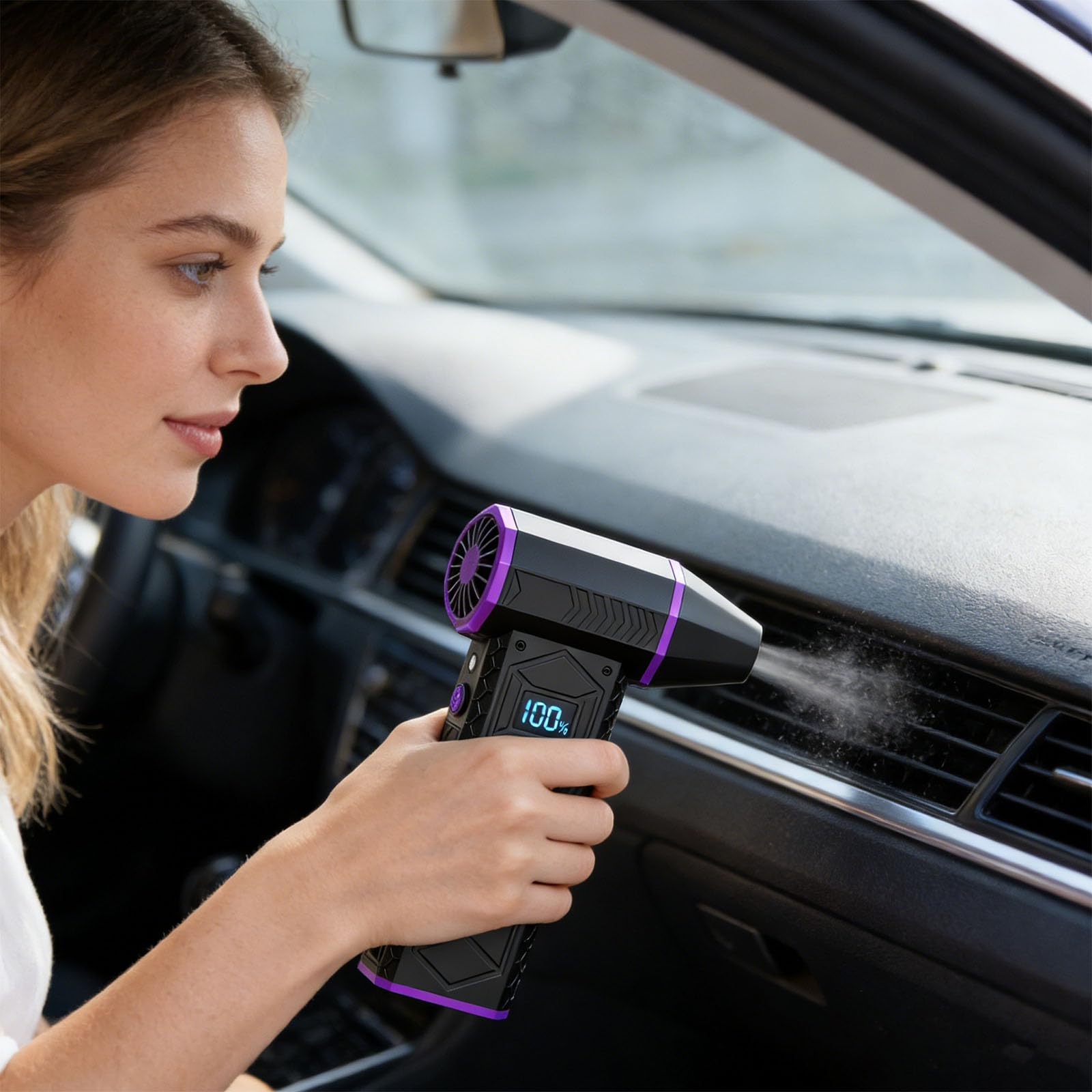 1pc Facile Da Usare Ricaricabile Palmare Soffiatore di Tastiera Batteria a Lunga Durata per la Pulizia Sostenibile Uso Tastiera