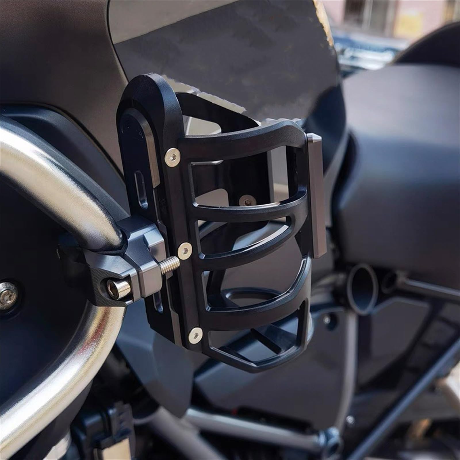 Porte-gobelet Cage De Bouteille d'eau Boisson CNC, Fournitures Moto, Porte-gobelet, Objets, Support D'accessoires pour BMW R1300GS R1300 GS Adventure 2025 2026(Turquesa)