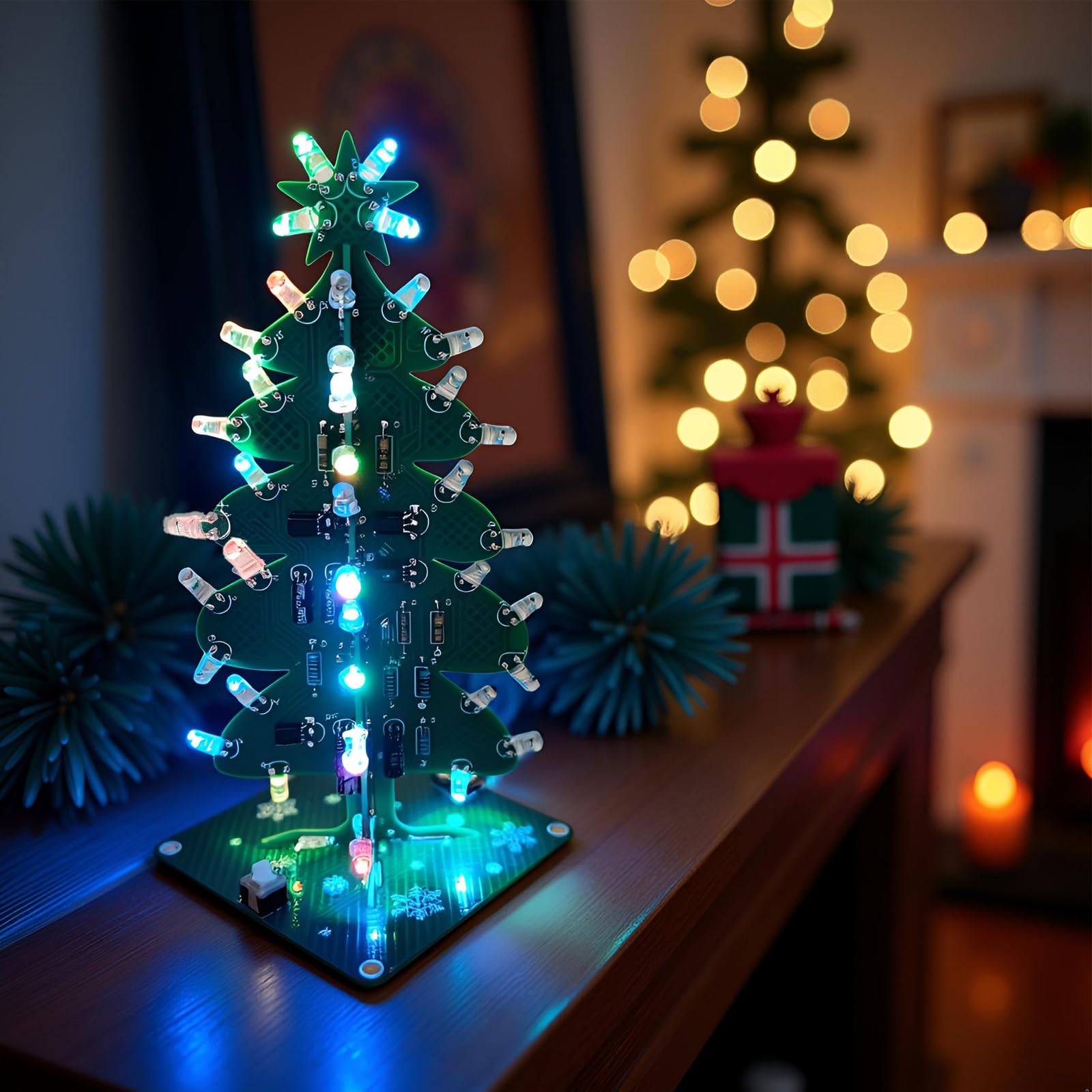 Gikfun Advanced Christmas Tree Soldering Kit DIY STEM Project for Adults Hobbyists Gift GK1033 - Image 4