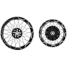 XFMT 21x3.5" Front Wheel Rim &amp; 18x5" Rear Wheel Rim 36 Spoke Dual Disc with ABS Bearings For Harley Touring CVO Road Glide Street Glide