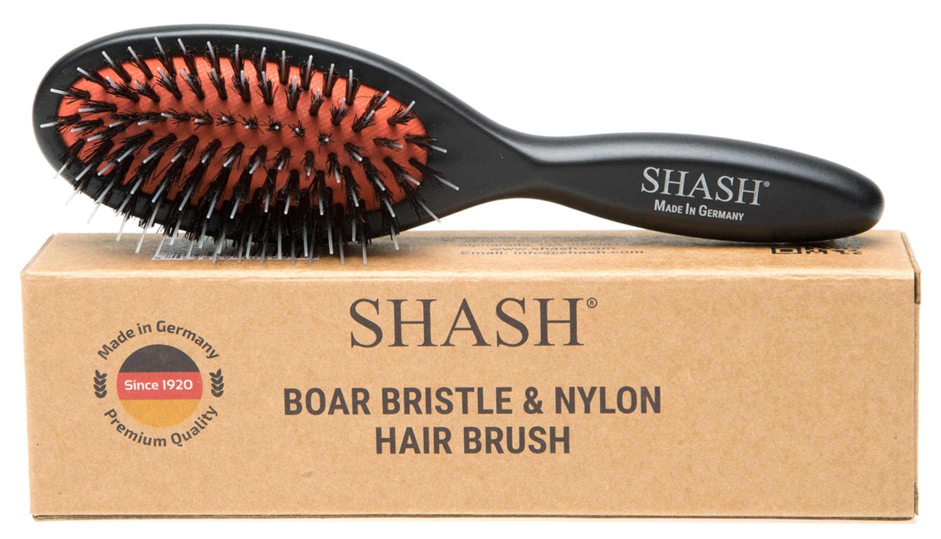Buy Made in Germany SHASH Nylon Boar Bristle Brush Suitable For