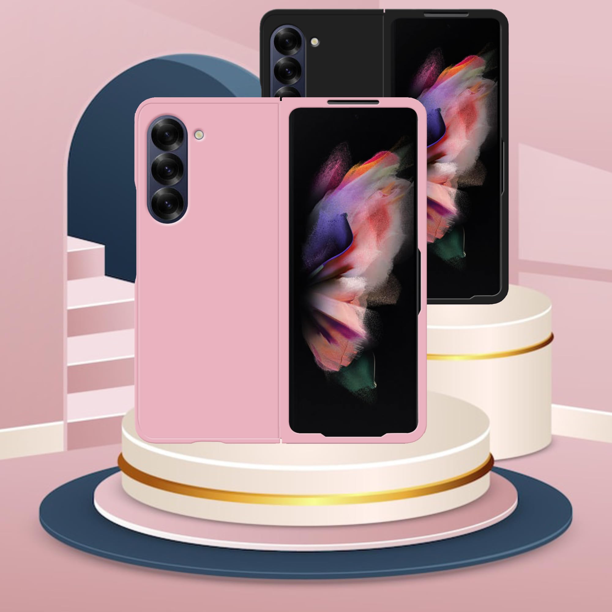 Inktree Hard Case Cover for Samsung Galaxy Z Fold 7 5G (Pink