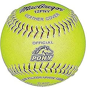 12 Fastpitch Softballs MacGregor 75CY Offical Pony League