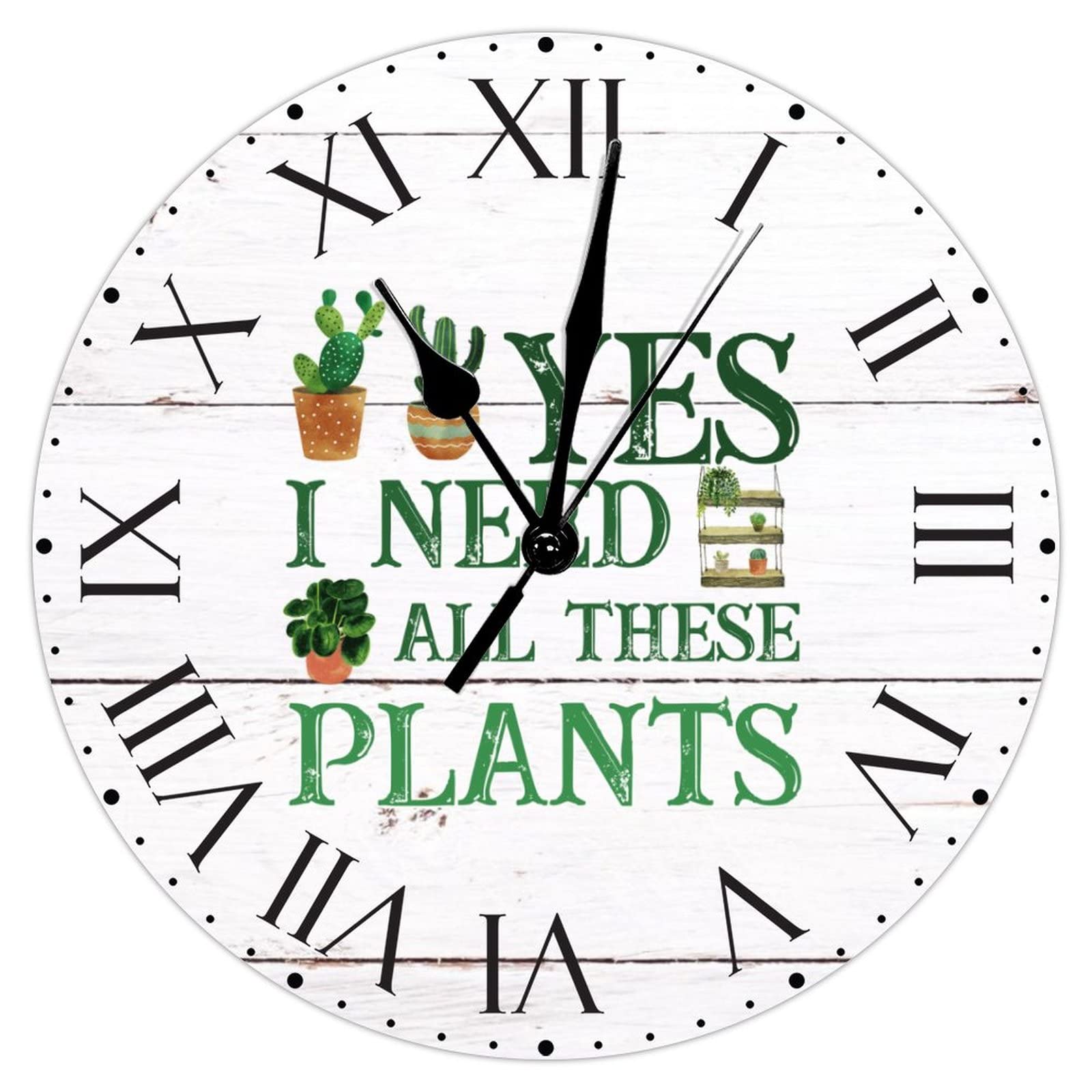 Horloge murale cuisine PVC suspendue avec pile 30 cm silencieuse