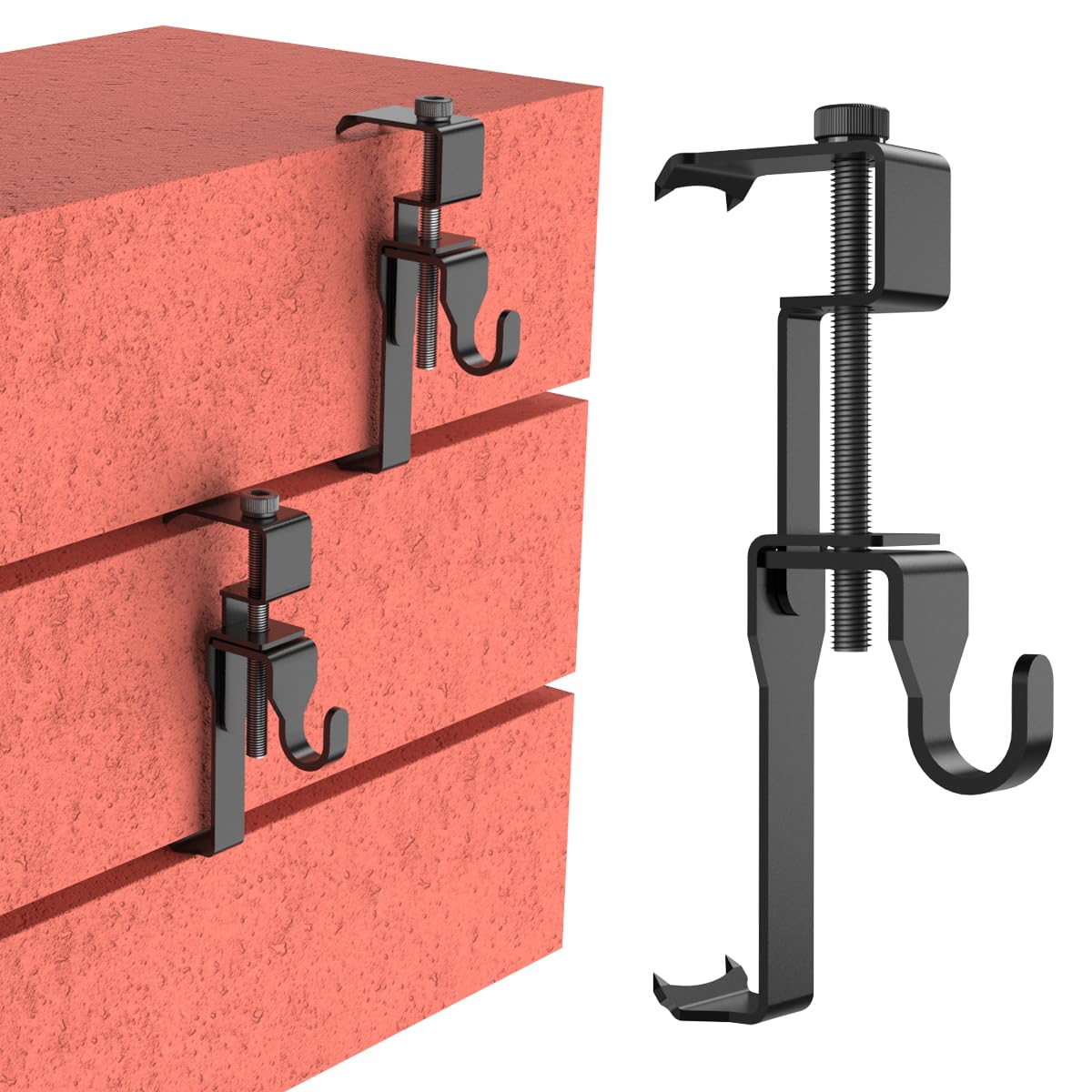 GEZIDEA Brick Hanger,Brick Hooks,Brick Clips for Hanging Outdoor GEZIDEA Brick Hanger,Brick Hooks,Brick Clips for Hanging Outdoor