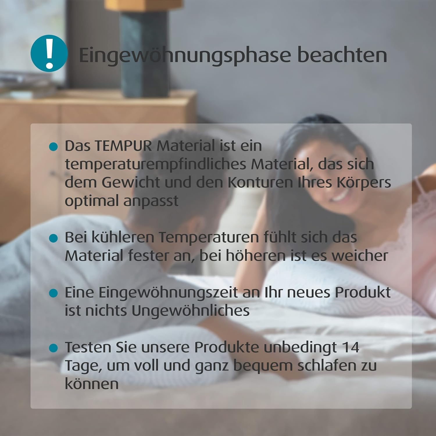 TEMPUR Ease Schlafkissen, Liegegefühl fest, 50 x 31 x 10/5 cm