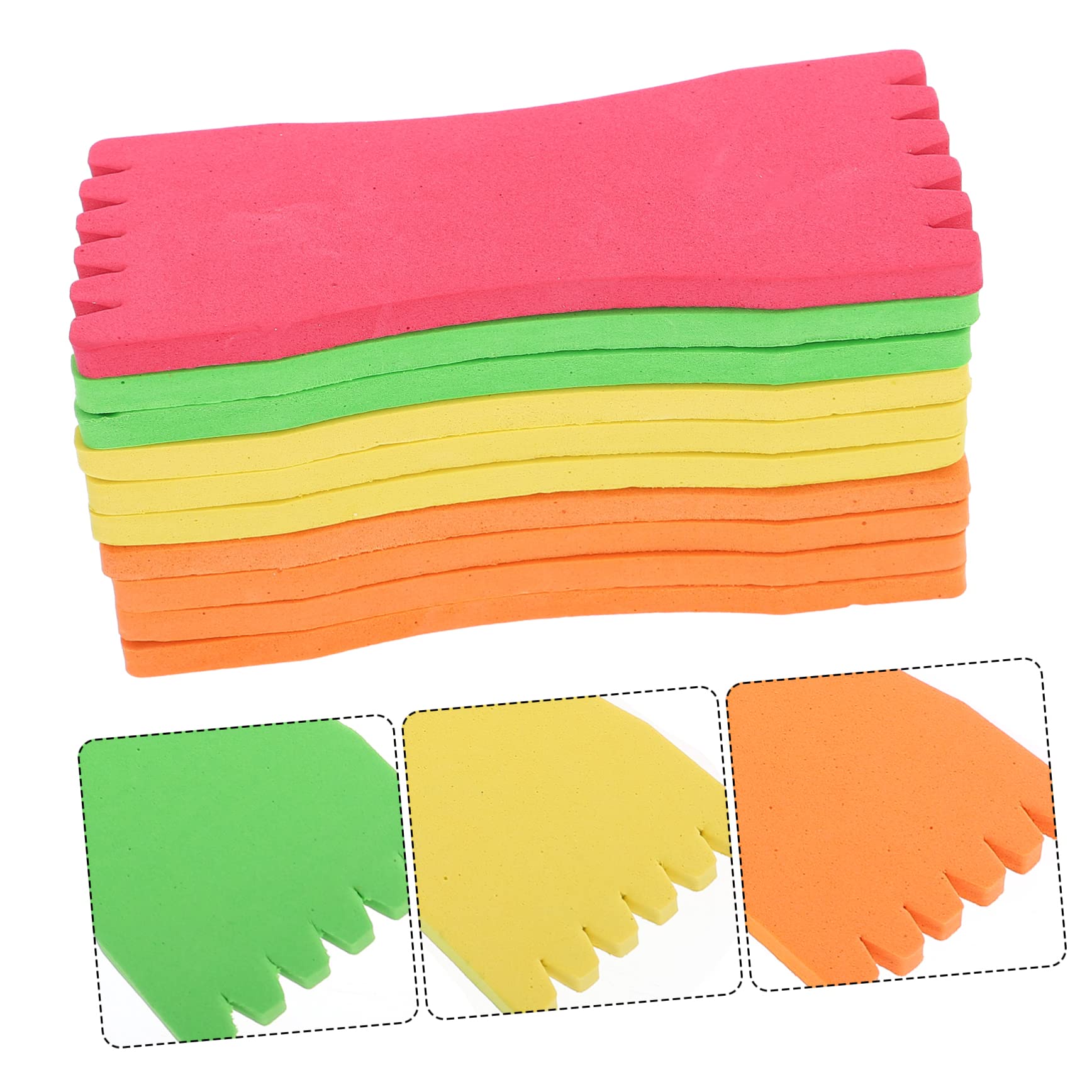Mipcase 10Pcs Sponge Wrapped Wire Fishing Line Board Spool Winding Board Accessories for Organizing Fishing Lines and Leaders Lightweight and Quick Drying Random Colors