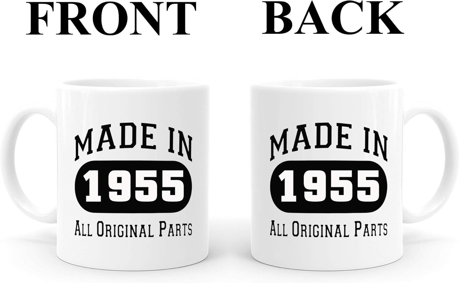 Onе-Dау Sаlе: Uр tо 40% оƒƒ joey Made in 1955 All Original Parts Mug,65th Birthday Gifts for Men?Funny 1955 65 Year Old Birthday Gifts 11 oz Coffee Mugs for Him, Friend, Dad, Brother, Husband, Grandpa, Coworker