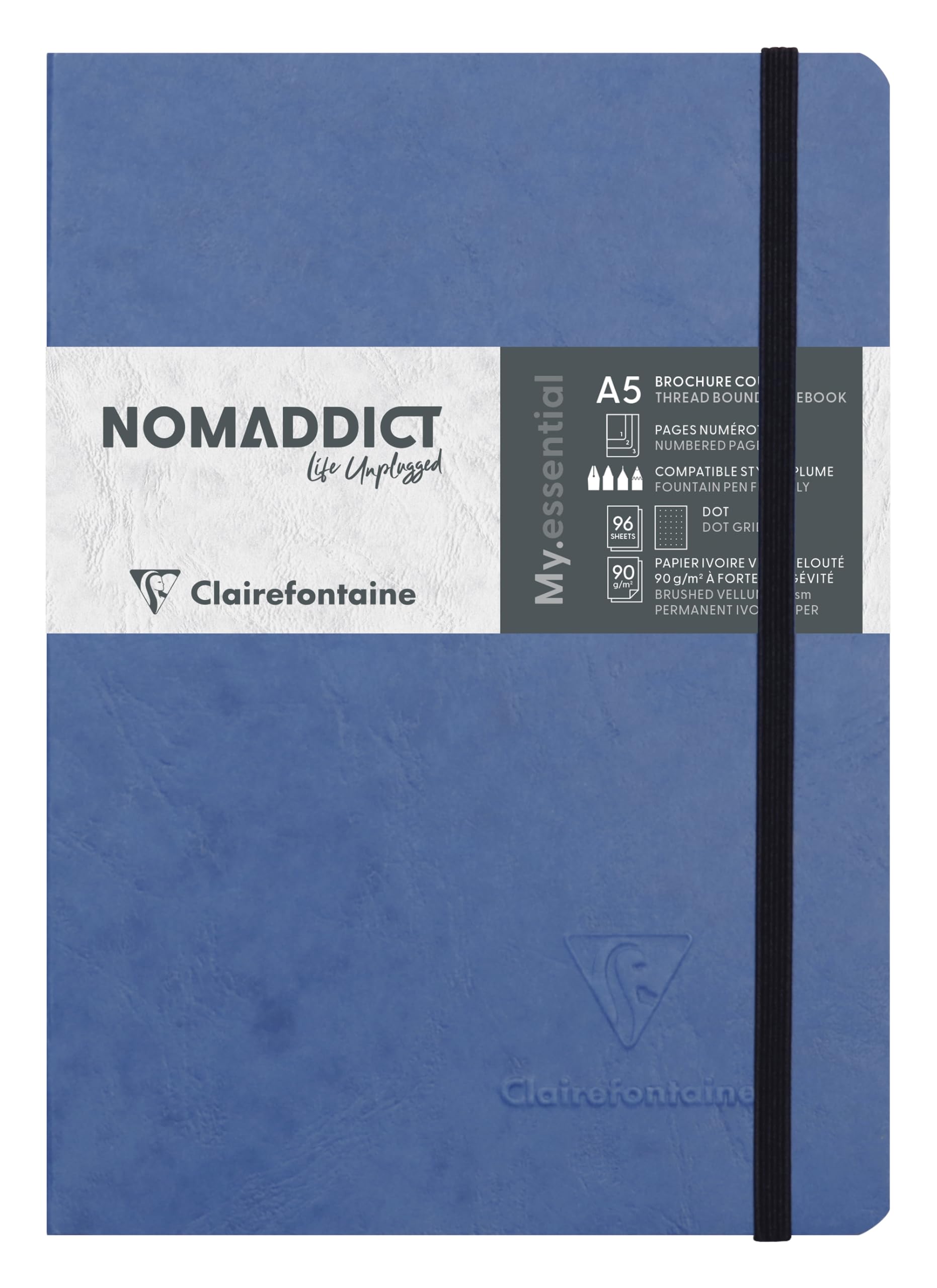 チェックMYノート（真用） Notebook blue Blue NOTE BLUE TOKYO | lined Leather com – leather