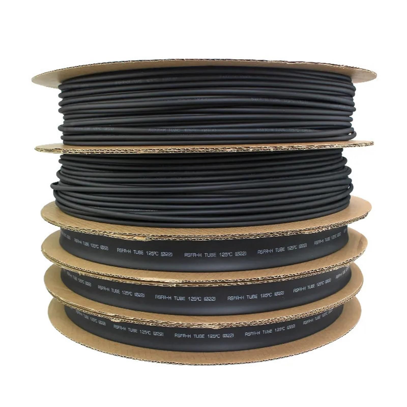 Guaina termorestringente piatta in PVC, Guaina termorestringente in PVC rapporto 2:1 ritardante di fiamma 1-50 mm 25 m(12mm)