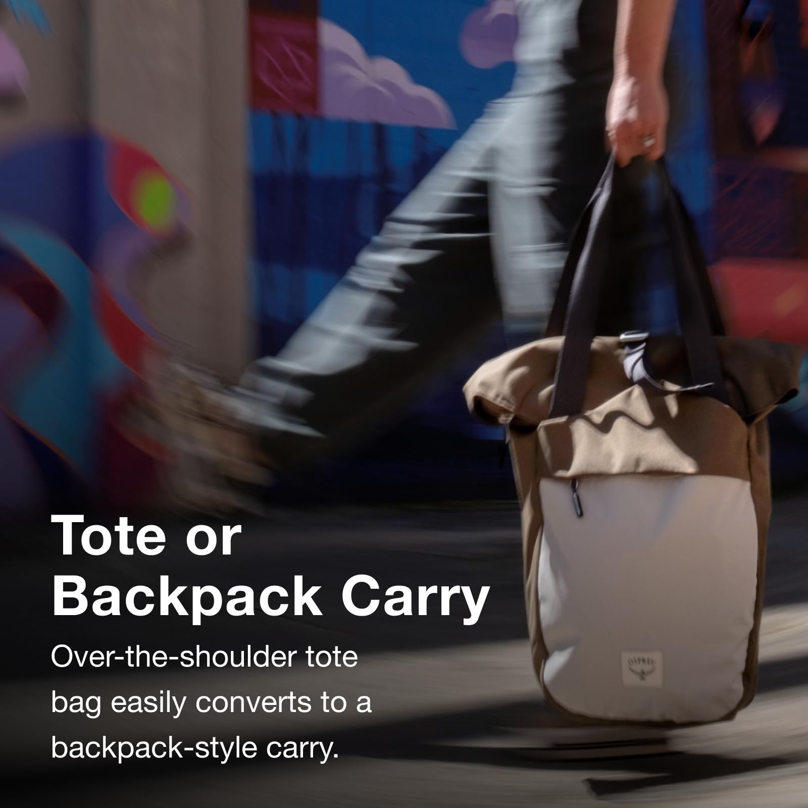 Amazon.com : Osprey Arcane Zip Top Tote Pack, Allium Red/Brindle Brown :  Sports & Outdoors