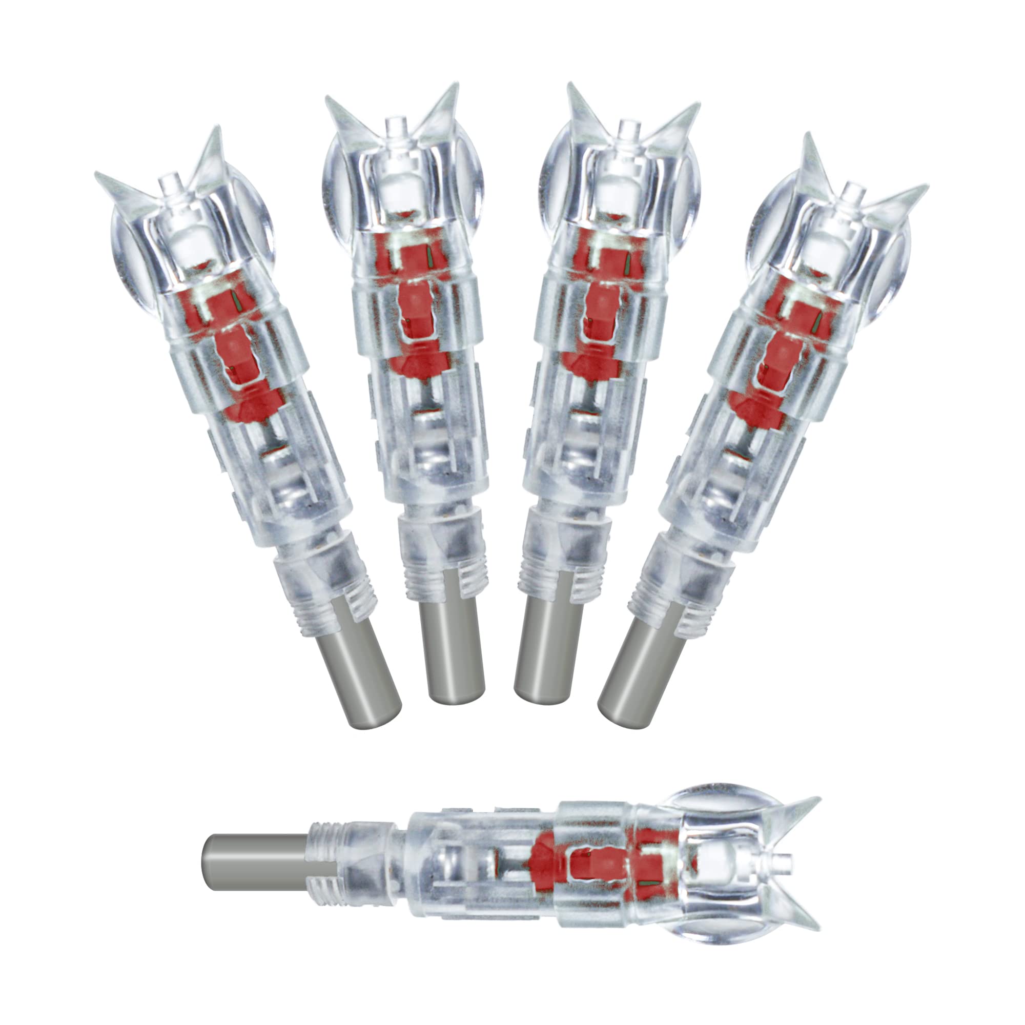 Archery Lighted Nocks 7.60mm/.300inch Arrow Knocks for Crossbow Bolts (10 Pack)