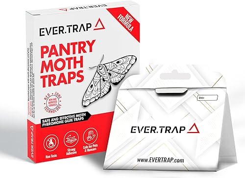 Evertrap Trampas para polillas de despensa trampa de pegamento adhesivo para polillas de comida india en tu cocinadespensa, seguras y no tóxicas, disponible en Yaxa Colombia