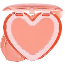 lilybyred Luv Beam Sherbet Cheek | Heart-Shaped Korean Cream Blush, Lightweight Melt-In Texture, Micro-Pearl Glow, Buildable Natural Color, Soft Radiant Finish, 0.12 oz. 01 Apricot Topping