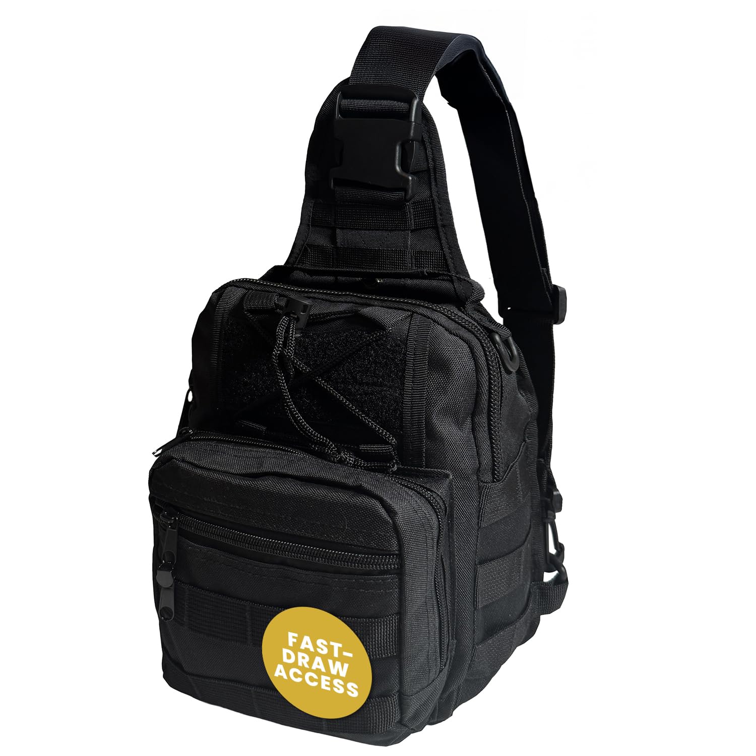 Mochila táctica compatible con MOLLE para EDC, viajes, camping, senderismo, caza, pesca y uso táctico o militar, múltiples compartimentos, bolsa de transporte oculta y rango