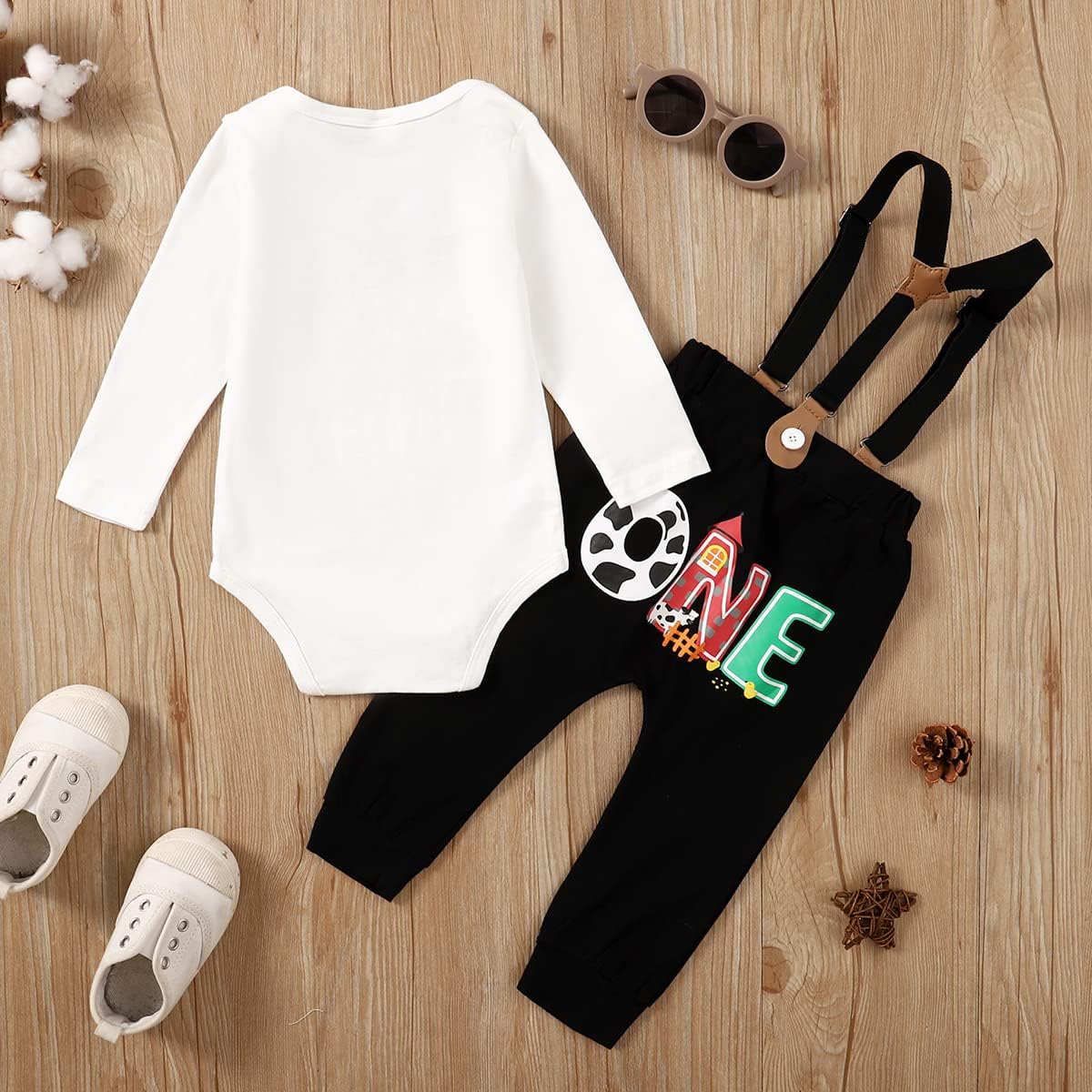 Farm Themed 1st Birthday Outfit for Baby Boy Algeria Ubuy