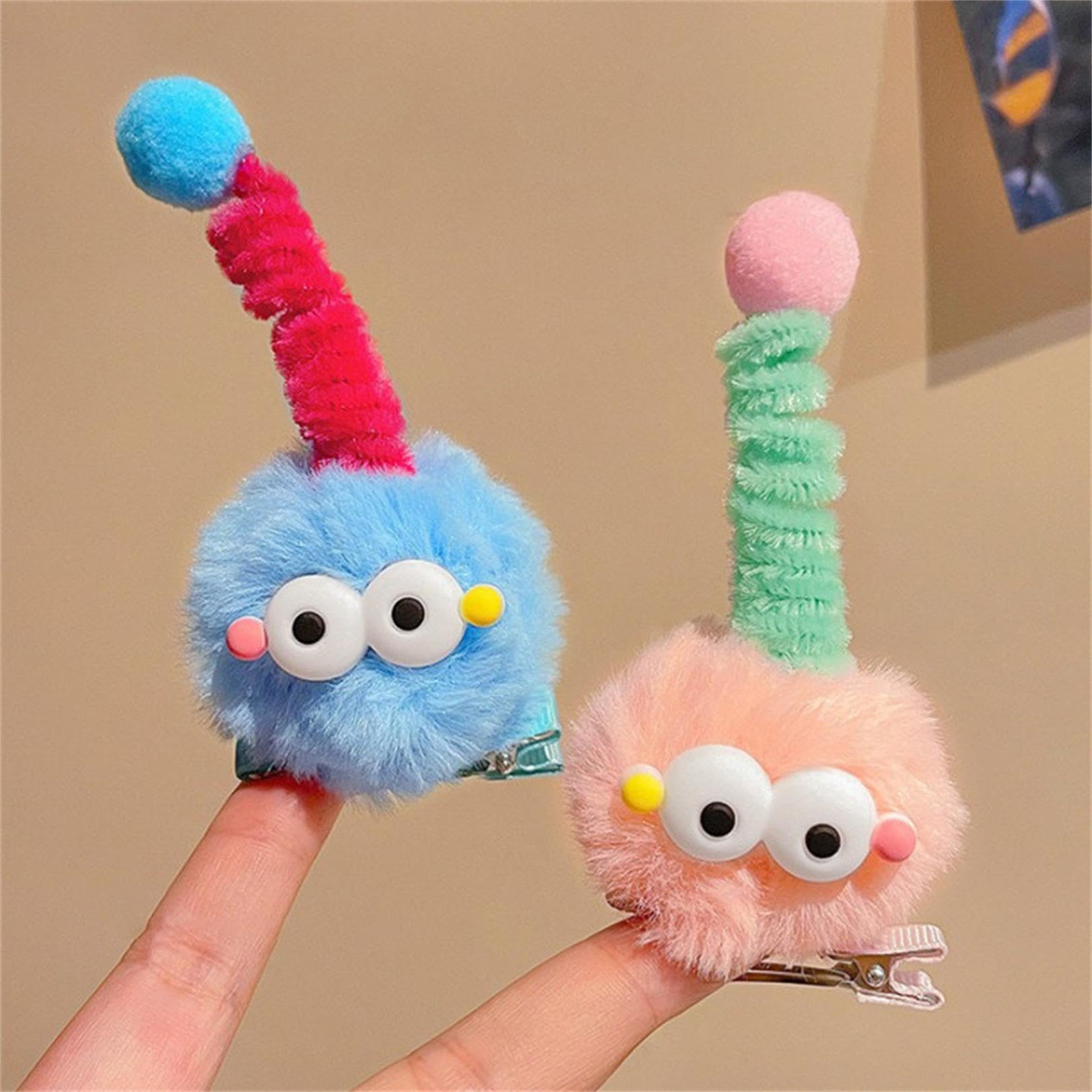 Amazon.co.jp: アグリーモンスターぬいぐるみヘアクリップ ユニークな