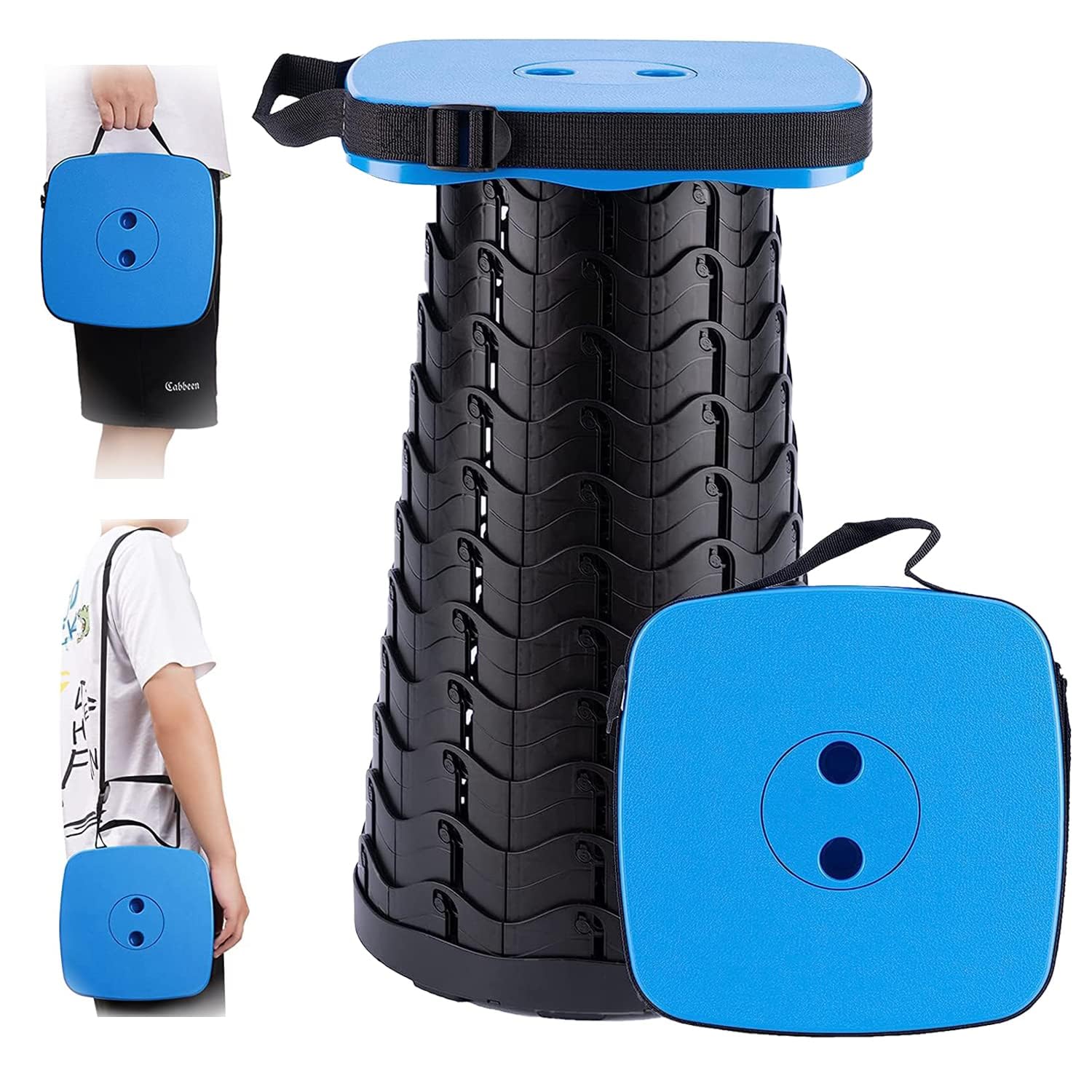 Xahiden Adjustable Folding Stool, Allynx Upgraded Portable Retractable Telescoping Stool, Collapsible Seat Lightweight and Sturdy, Suitable for Camping Fishing Hiking Travel Garden Outdoor and Indoor (B0D2W24JT6) Amazon Price History, Amazon Price Tracker