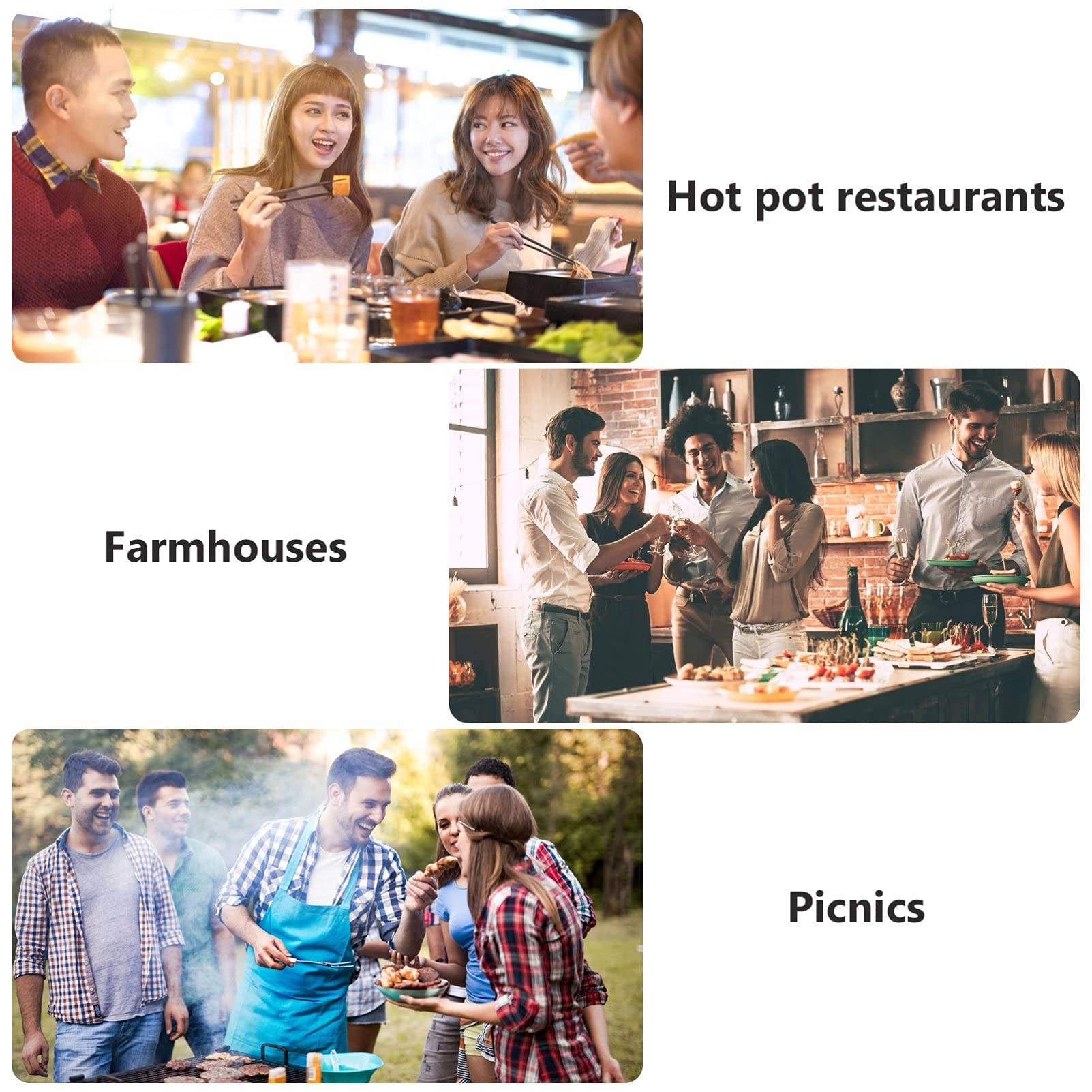 SOLUSTRE Decorative Basket Plastic Container Imitation Bamboo Woven Kitchen Tray Storage Holder