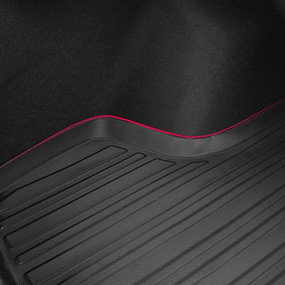 Tappetino Posteriore in Auto Gomma per Bagagliaio per Maserati Levante 2016-2021, Auto Vasca Baule Tappetino Tappeto Baule Imper Meabile Antipolvere Tappetino