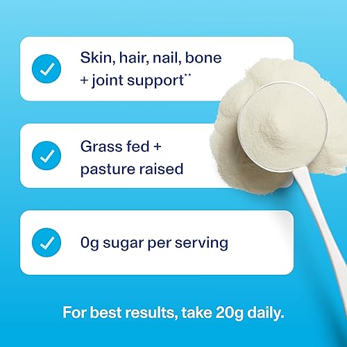 Miniatura 6 de Vital Proteins Suplemento en polvo de péptidos de colágeno para piel, cabello, uñas, salud o apoyo articular – colágeno hidrolizado – sin sabor, 7