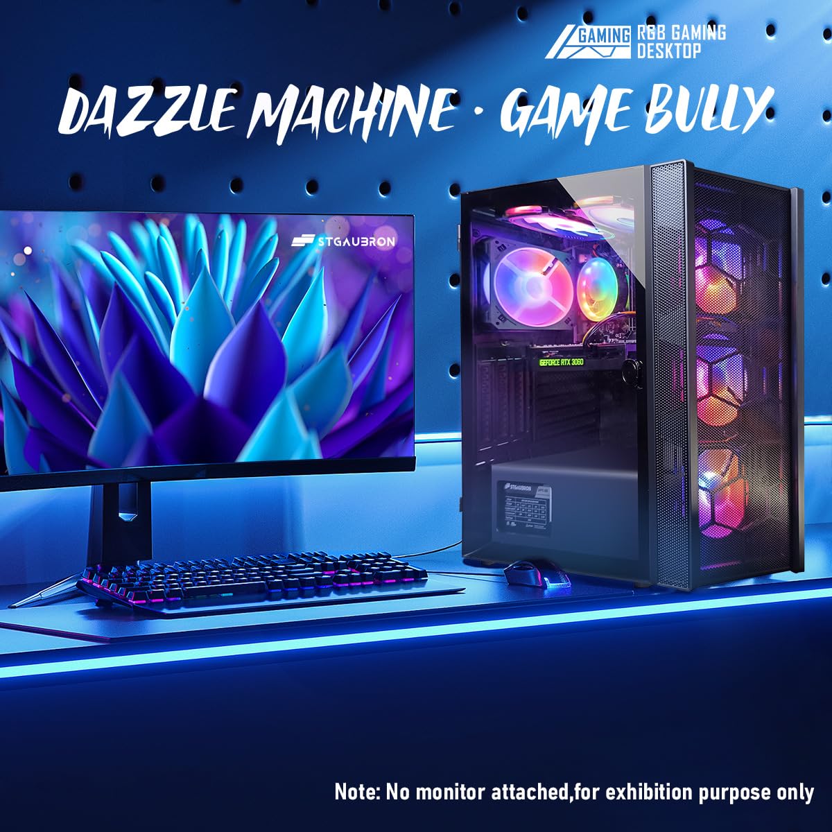 Amazon.com: STGAubron Gaming PC Computer Desktop, GeForce RTX 3060