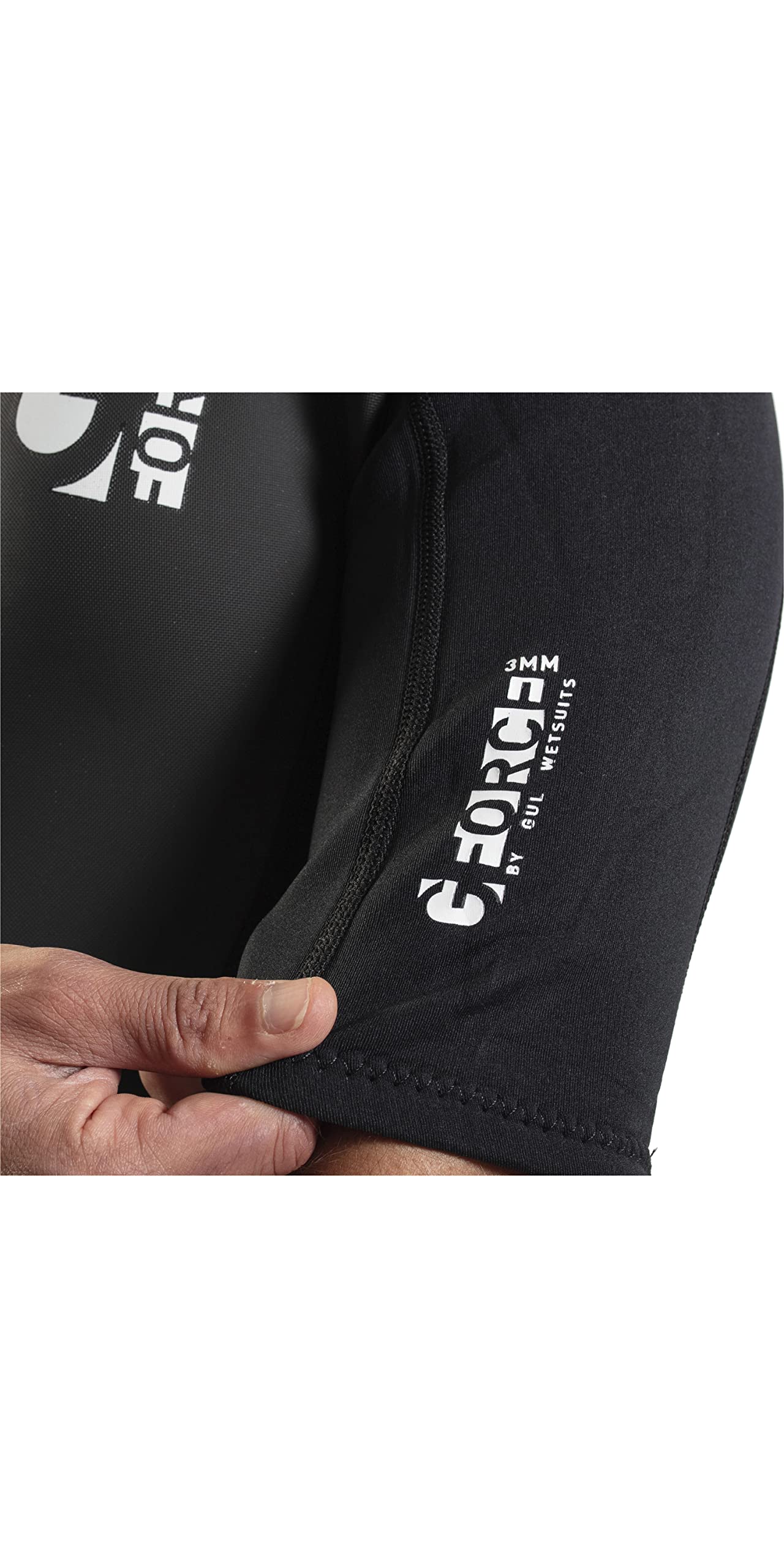 Gul Mens G-Force 3mm Back Zip Shorty Wetsuit - Black - Easy Stretch - 80% D- Flex Panels for Durability Gul Mens G-Force 3mm Back Zip Shorty Wetsuit - Black - Easy Stretch - 80% D- Flex Panels for Durability